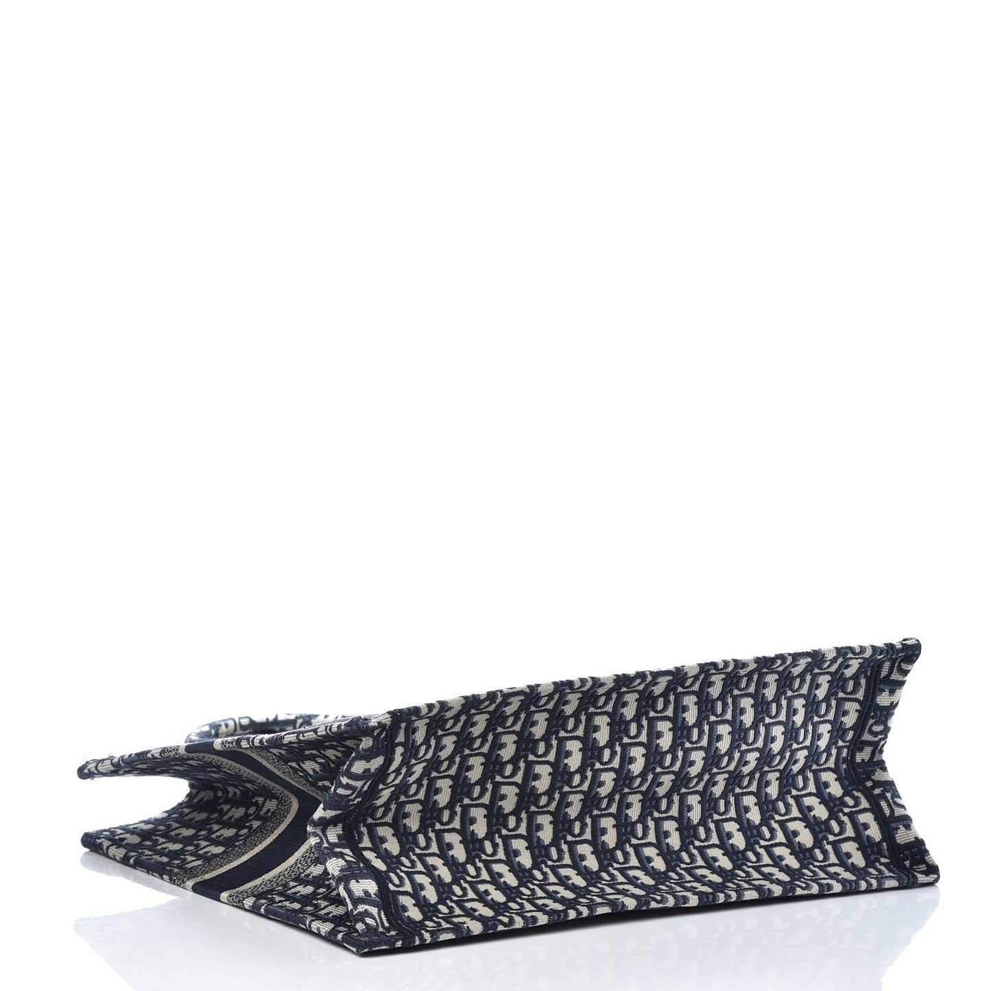 Oblique Book Tote Blue Multicolor