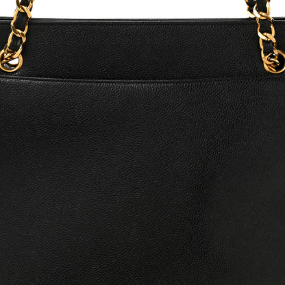 Chanel Caviar CC Shoulder Bag Black 7 of 9