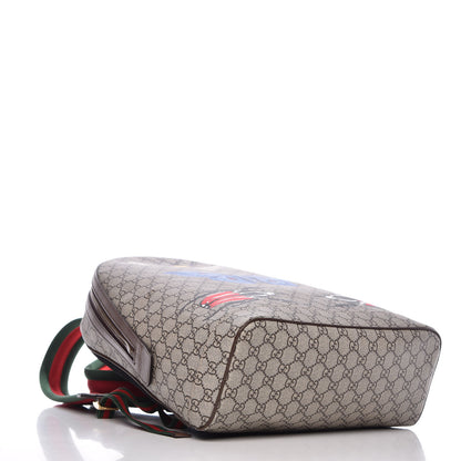 Gucci GG Supreme Monogram Web Insect Dome Backpack 4 of 9