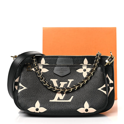 Louis Vuitton Empreinte Monogram Giant Multi Pochette Accessories Black Beige 11 of 11