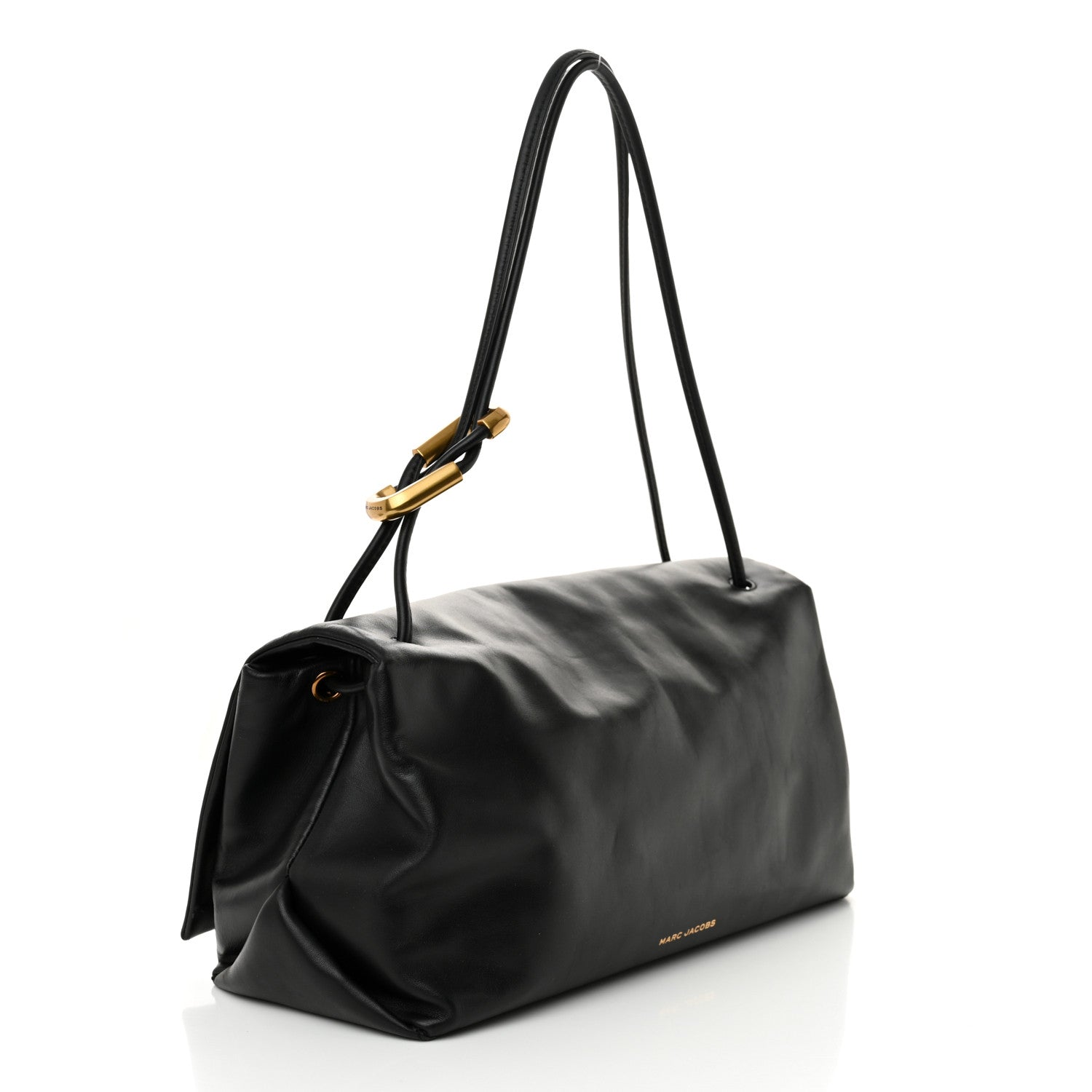 Marc Jacobs Calfskin Large Dual Shoulder Bag Black 3 of 11