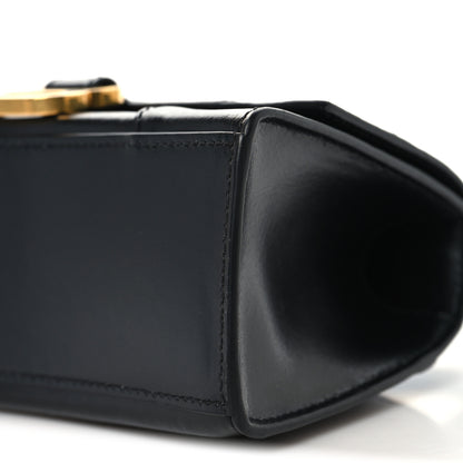 Balenciaga Shiny Box Calfskin Hourglass Top Handle Bag XS Black 10 of 10