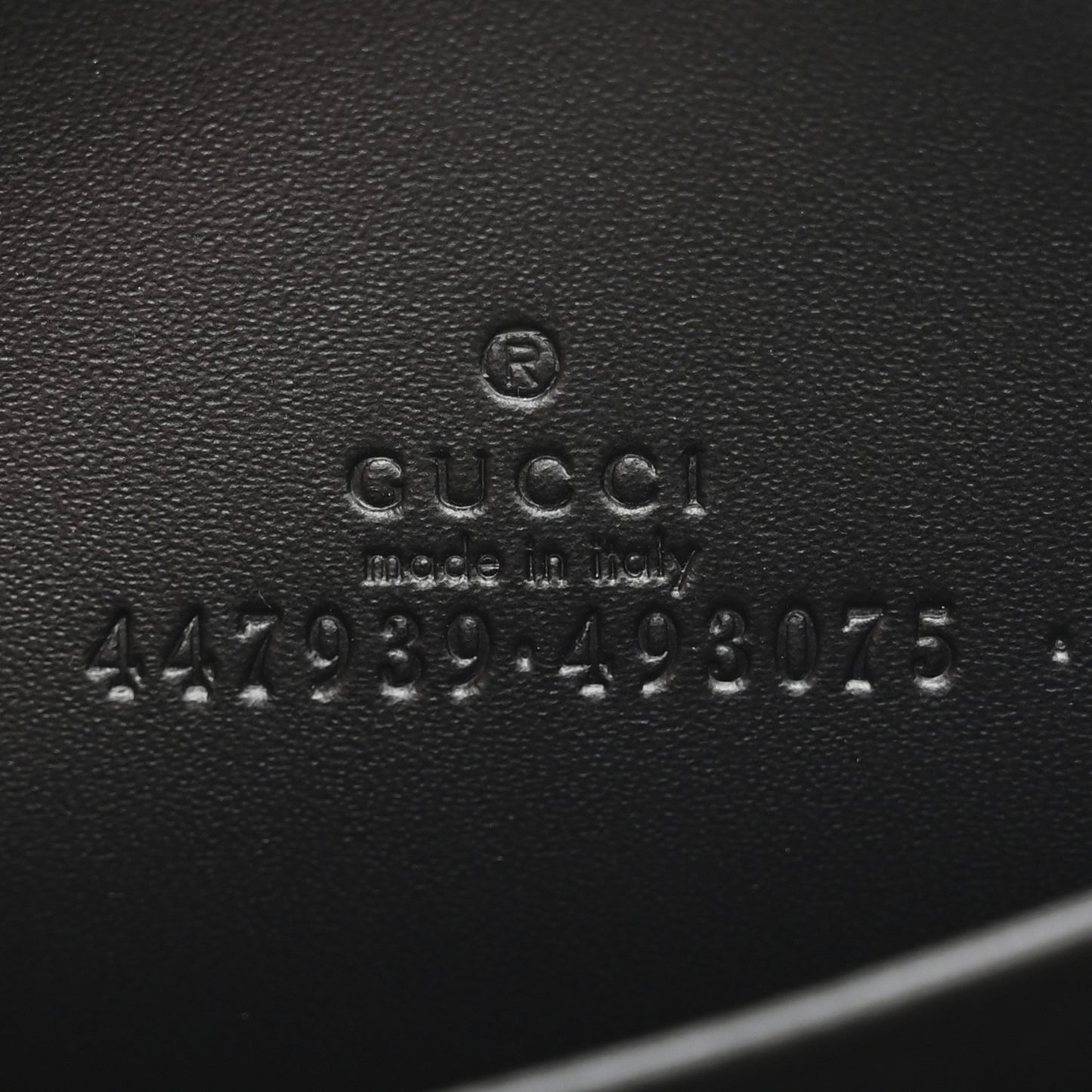Guccissima Zip Around Card Case Black