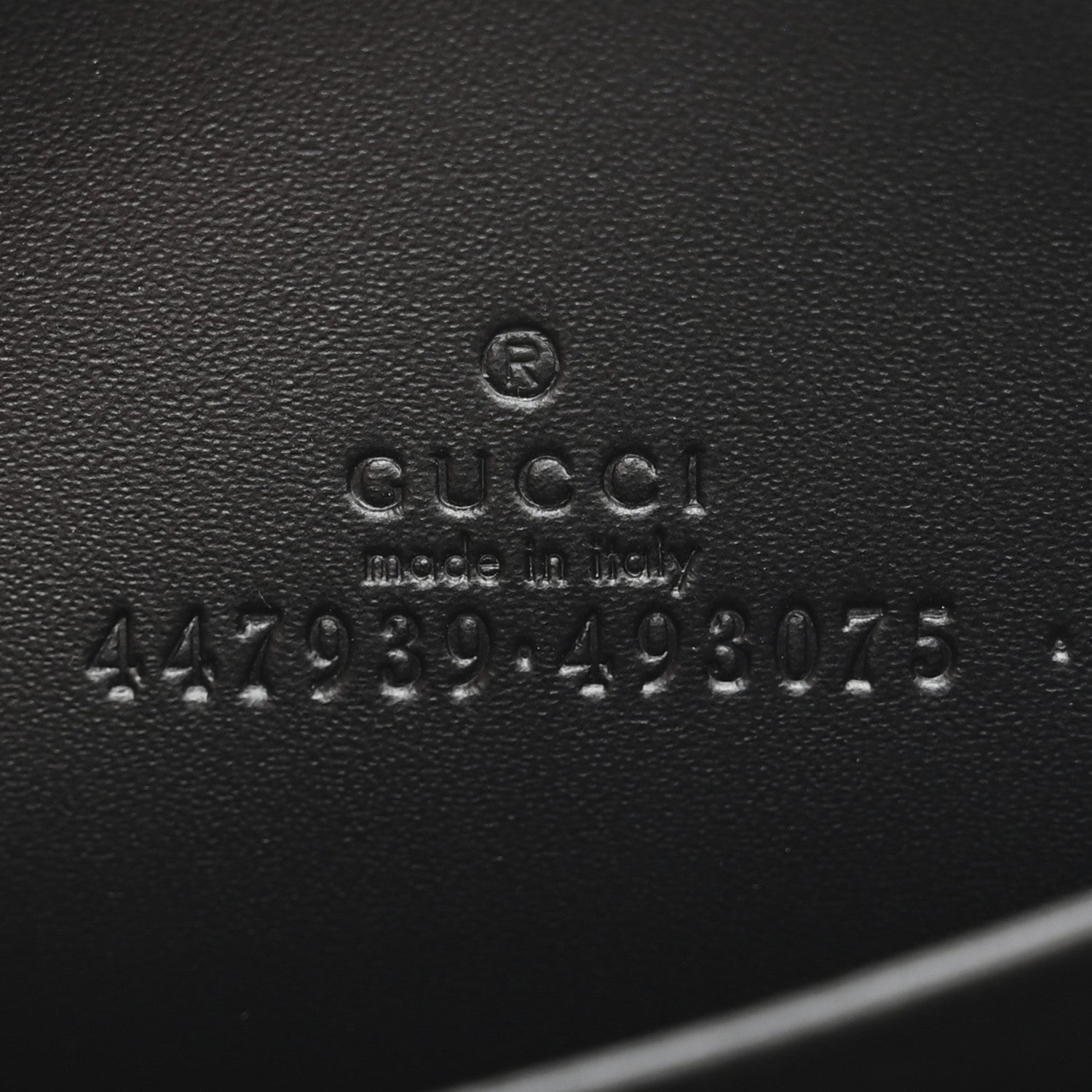 Gucci Guccissima Zip Around Card Case Black 6 of 6