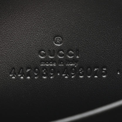 Gucci Guccissima Zip Around Card Case Black 6 of 6