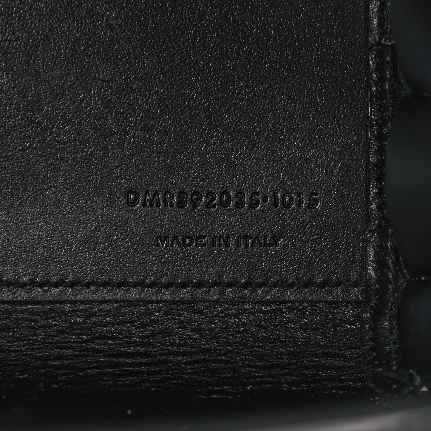 Grained Calfskin Nano Sac De Jour Porcellana Black