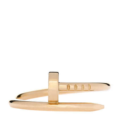 Cartier 18K Yellow Gold Small Juste Un Clou Ring 51 5.75 1 of 5