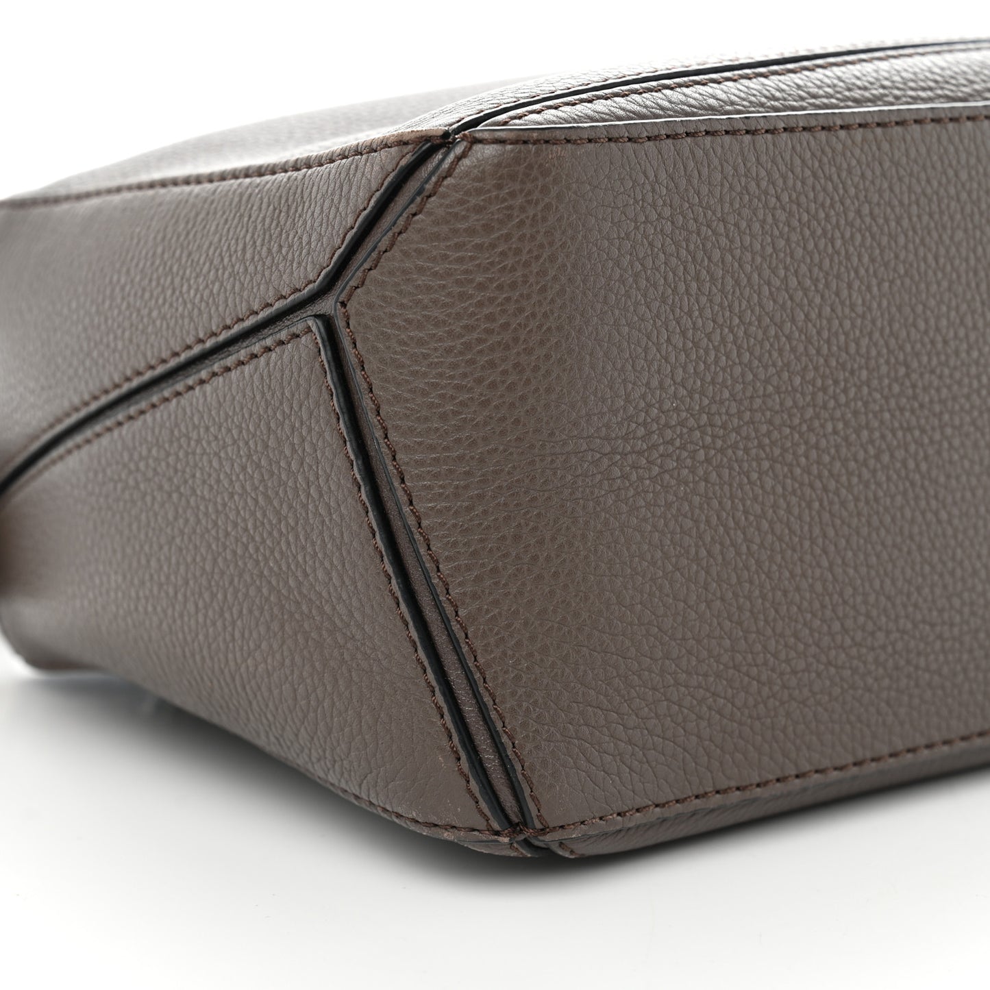 Calfskin Small Puzzle Bag Dark Taupe