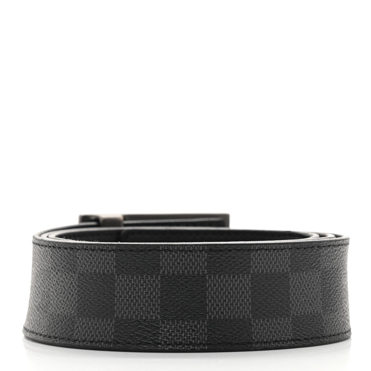 Louis Vuitton Damier Graphite Infini Neo Inventeur 40mm Reversible Belt 90 36 Black 2 of 8
