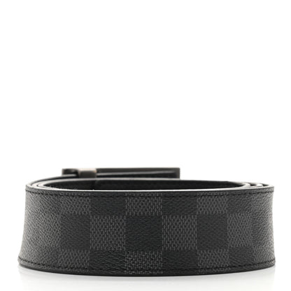 Louis Vuitton Damier Graphite Infini Neo Inventeur 40mm Reversible Belt 90 36 Black 2 of 8