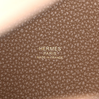 Hermes Taurillon Maurice Picotin Lock 18 PM Beige De Weimar 6 of 11