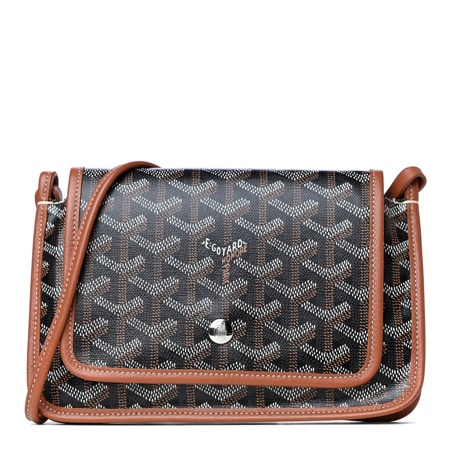Goyardine Plumet Wallet Clutch Black Gold