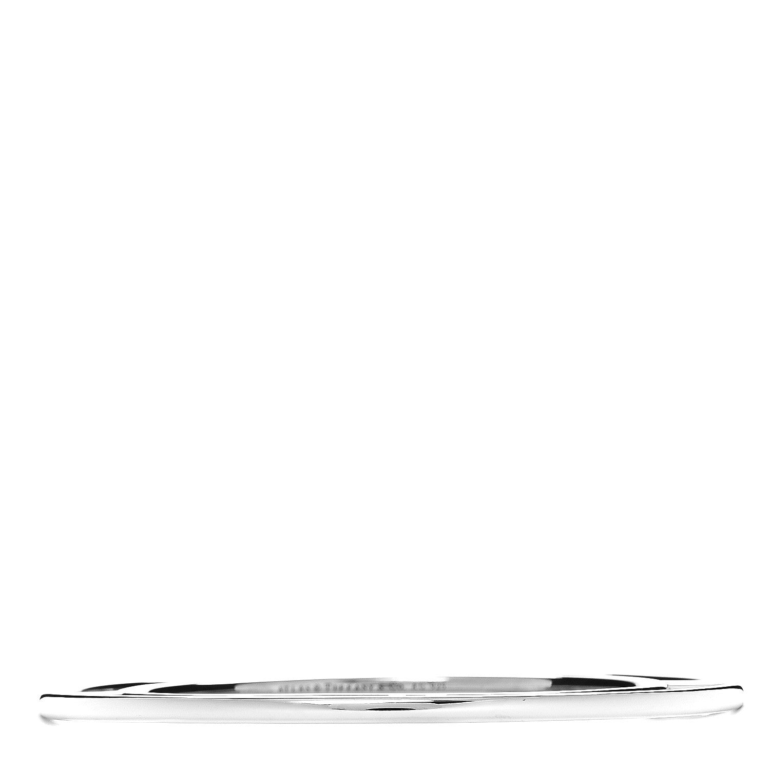 Tiffany Sterling Silver Atlas Flat Bangle Bracelet 2 of 4
