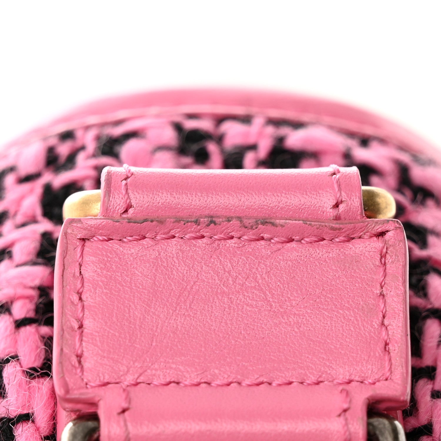 Chanel Tweed Calfskin Small Gabrielle Hobo Pink 16 of 17