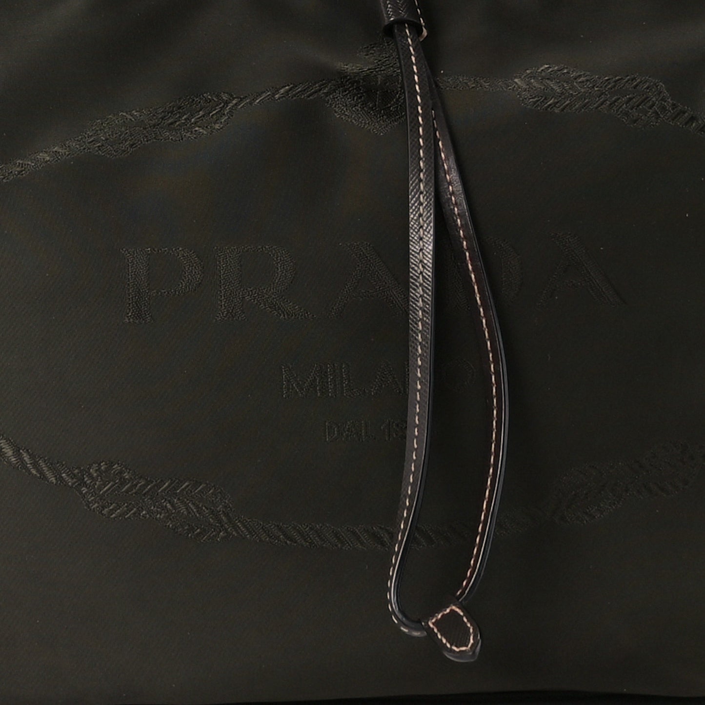 Nylon Jacquard Logo Tote Corda Militaire