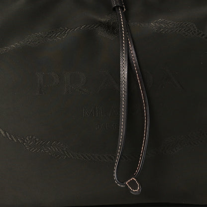 Prada Nylon Jacquard Logo Tote Corda Militaire 9 of 15