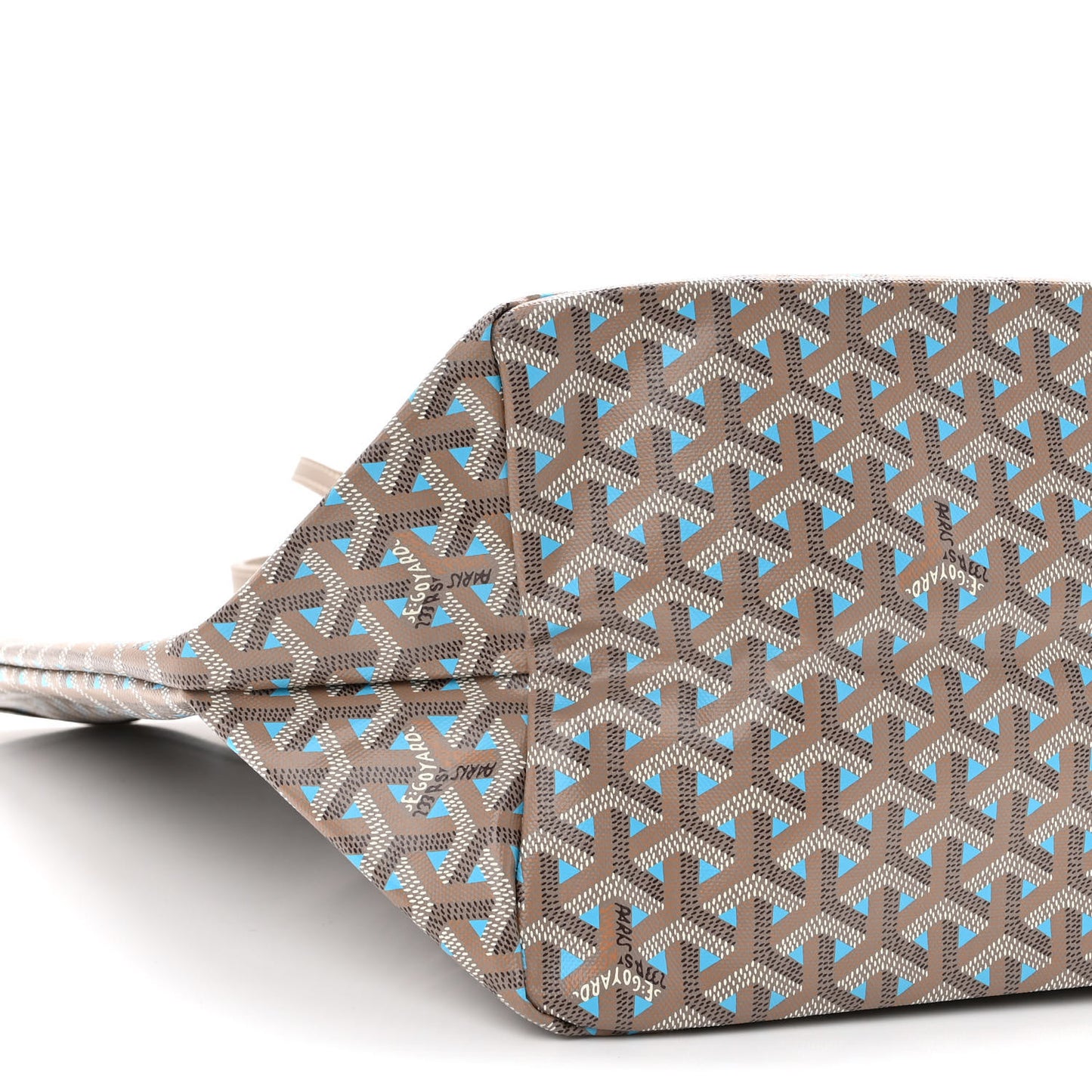 Goyardine Saint Louis Claire Voie GM Grege Turquoise