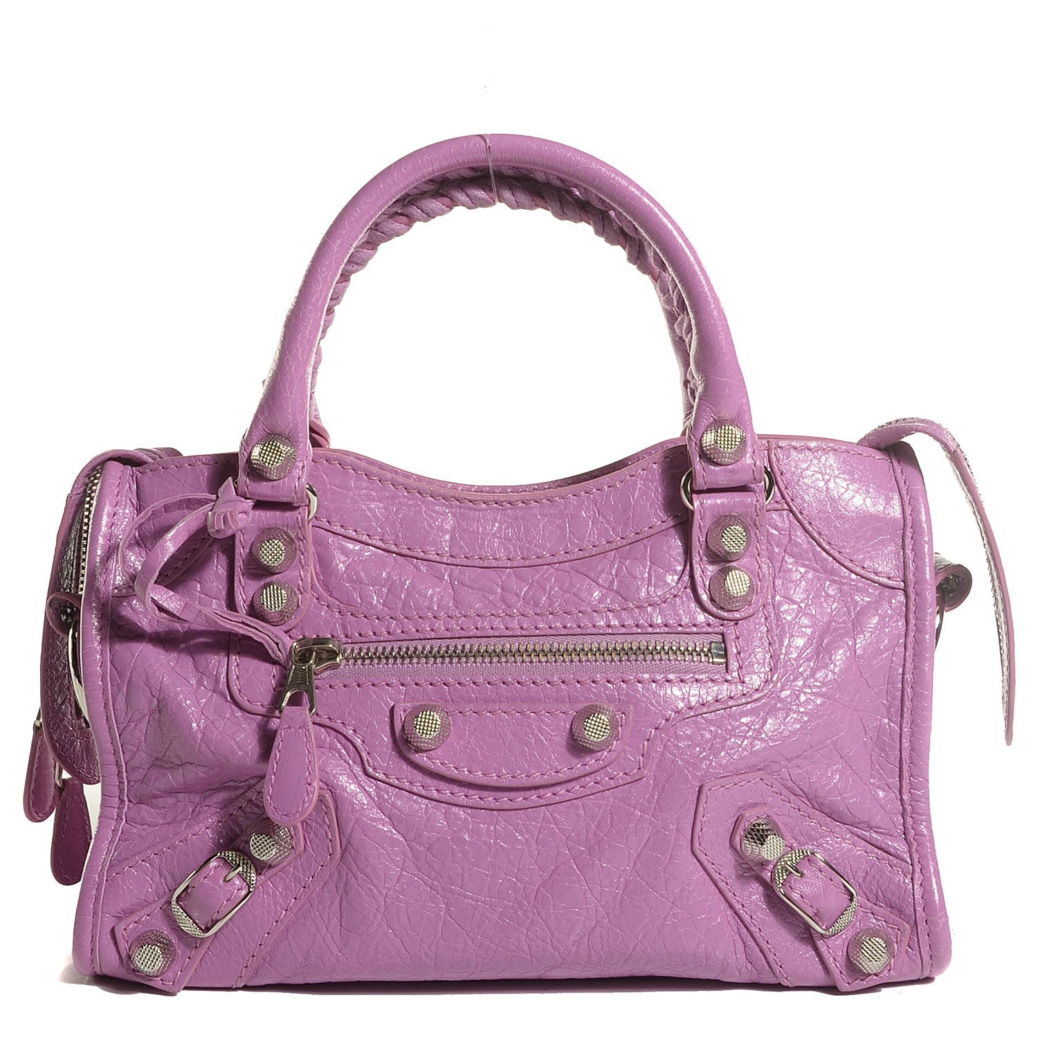 Balenciaga Agneau Giant 12 Silver Hardware Mini City Rose Berlingot 1 of 12