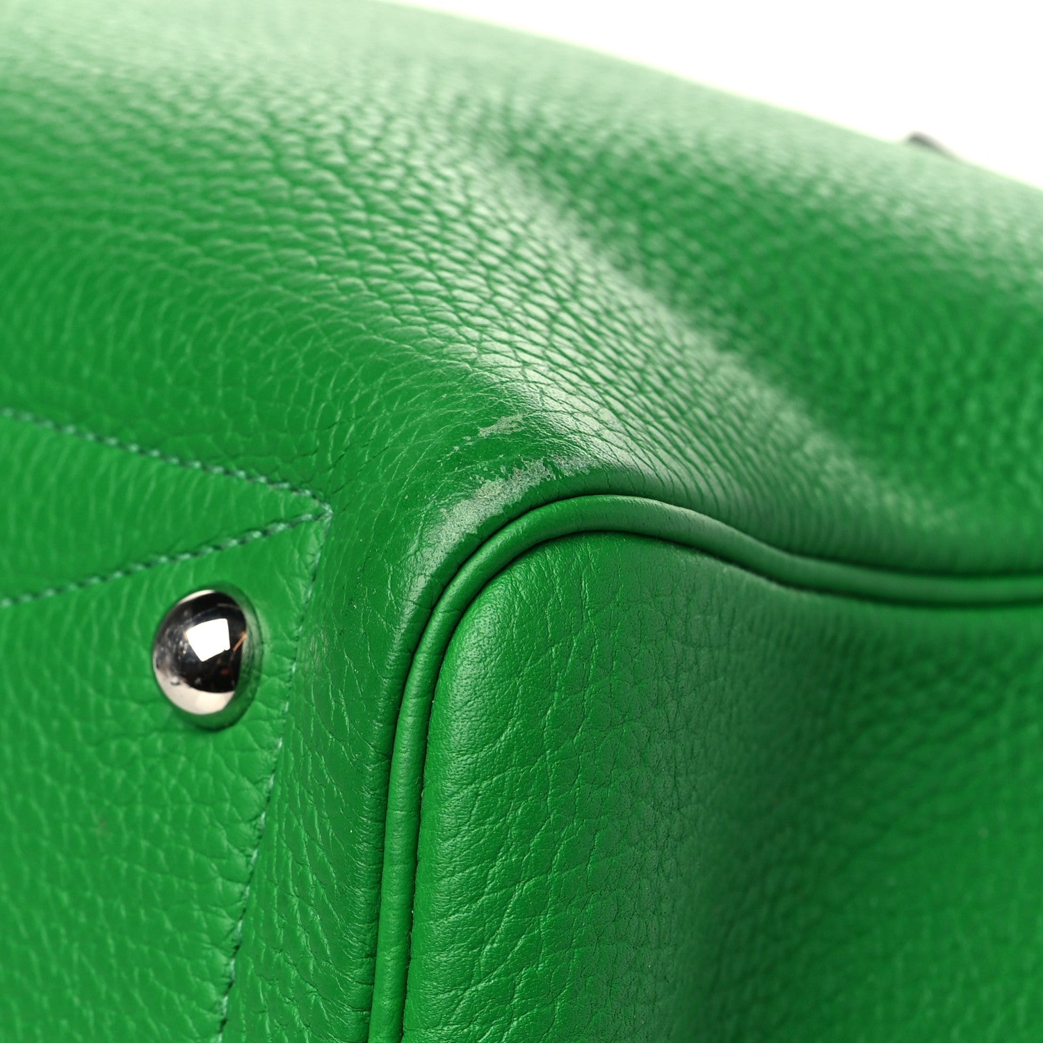 Hermes Taurillon Clemence Victoria II 35 Bambou 10 of 11