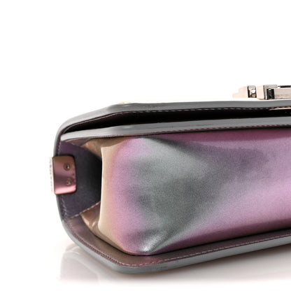 Chanel Iridescent Patent Calfskin PVC Quilted Small Boy Flap Light Purple 9 of 10