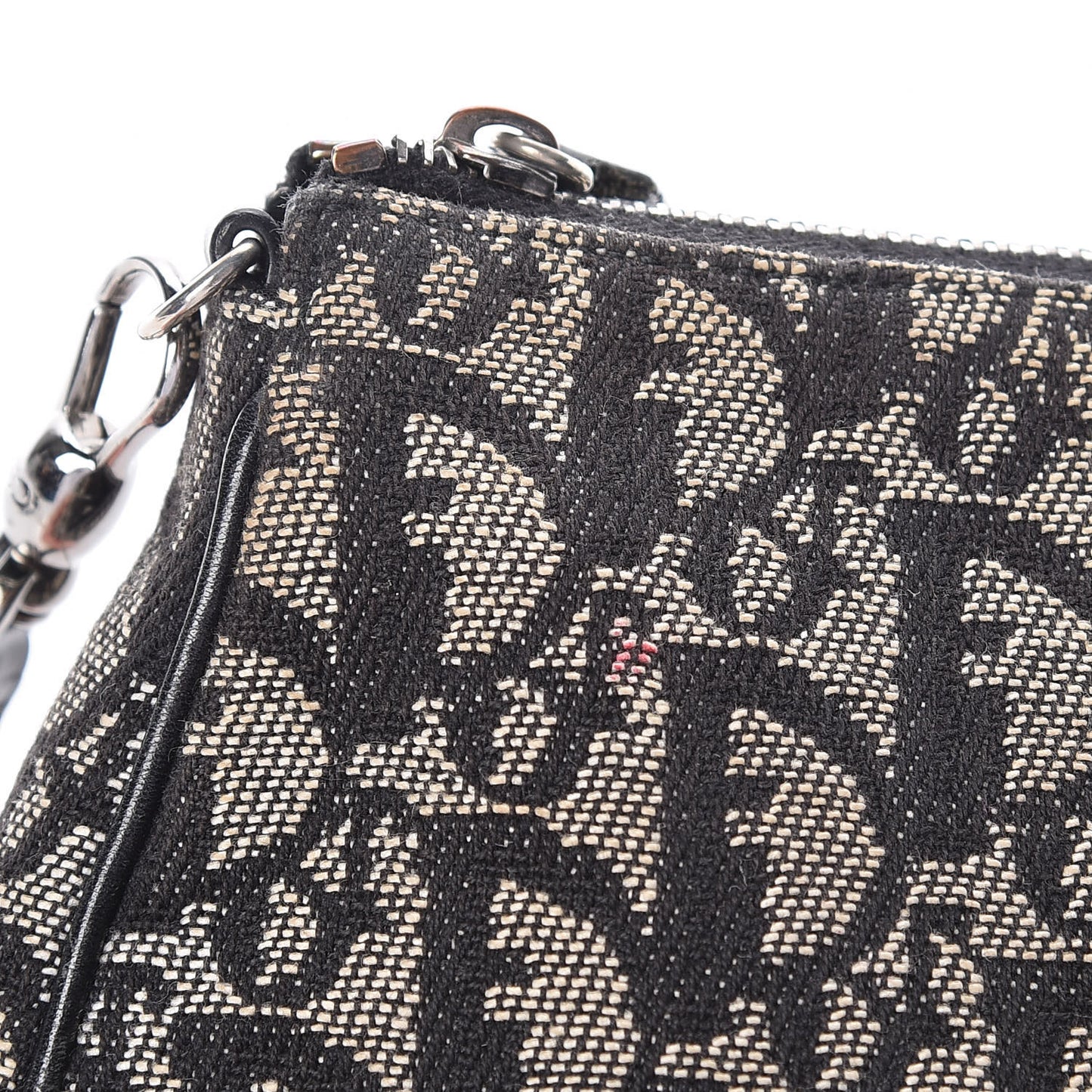 Monogram Mini Saddle Pochette Black