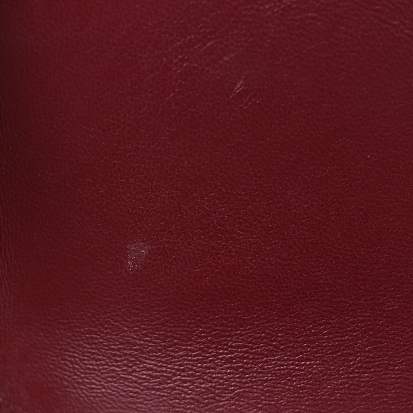 Calfskin Graffiti Crocodile Embossed Hourglass Top Handle Bag XS Dark Red White