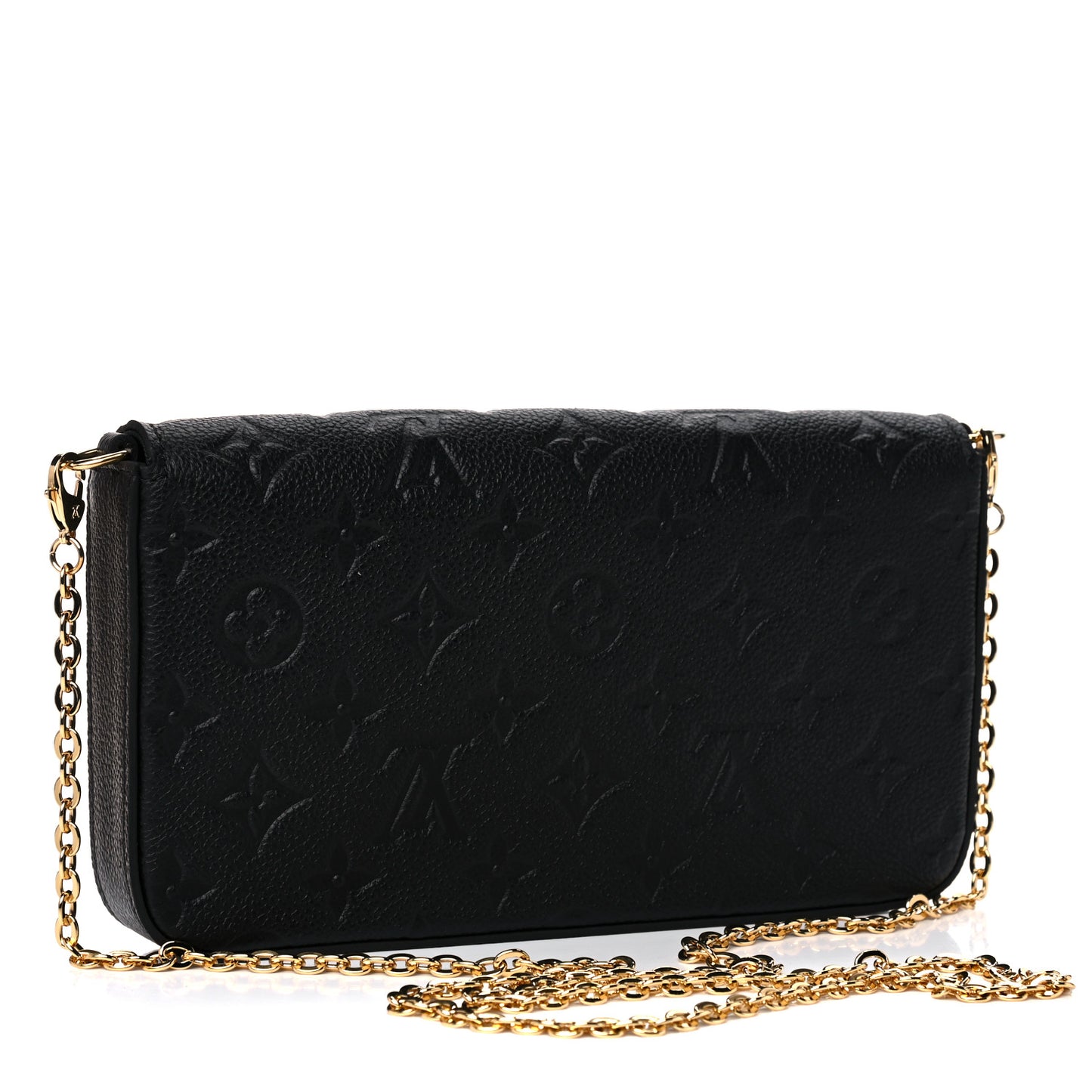 Empreinte Pochette Felicie Chain Wallet Black
