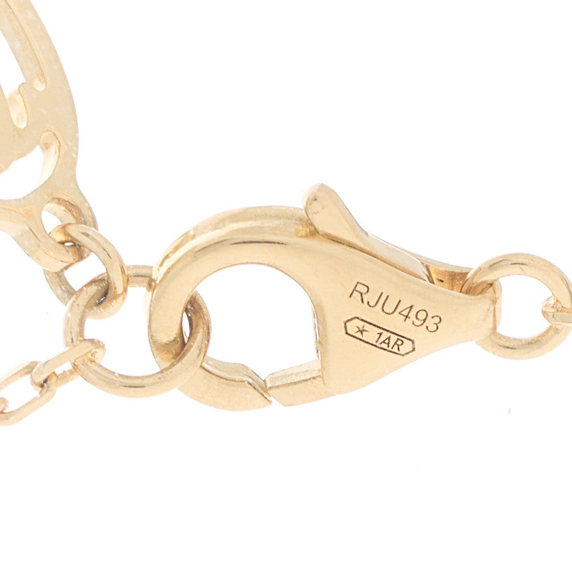 18K Yellow Gold Diamond LM D'Amour Pendant Necklace