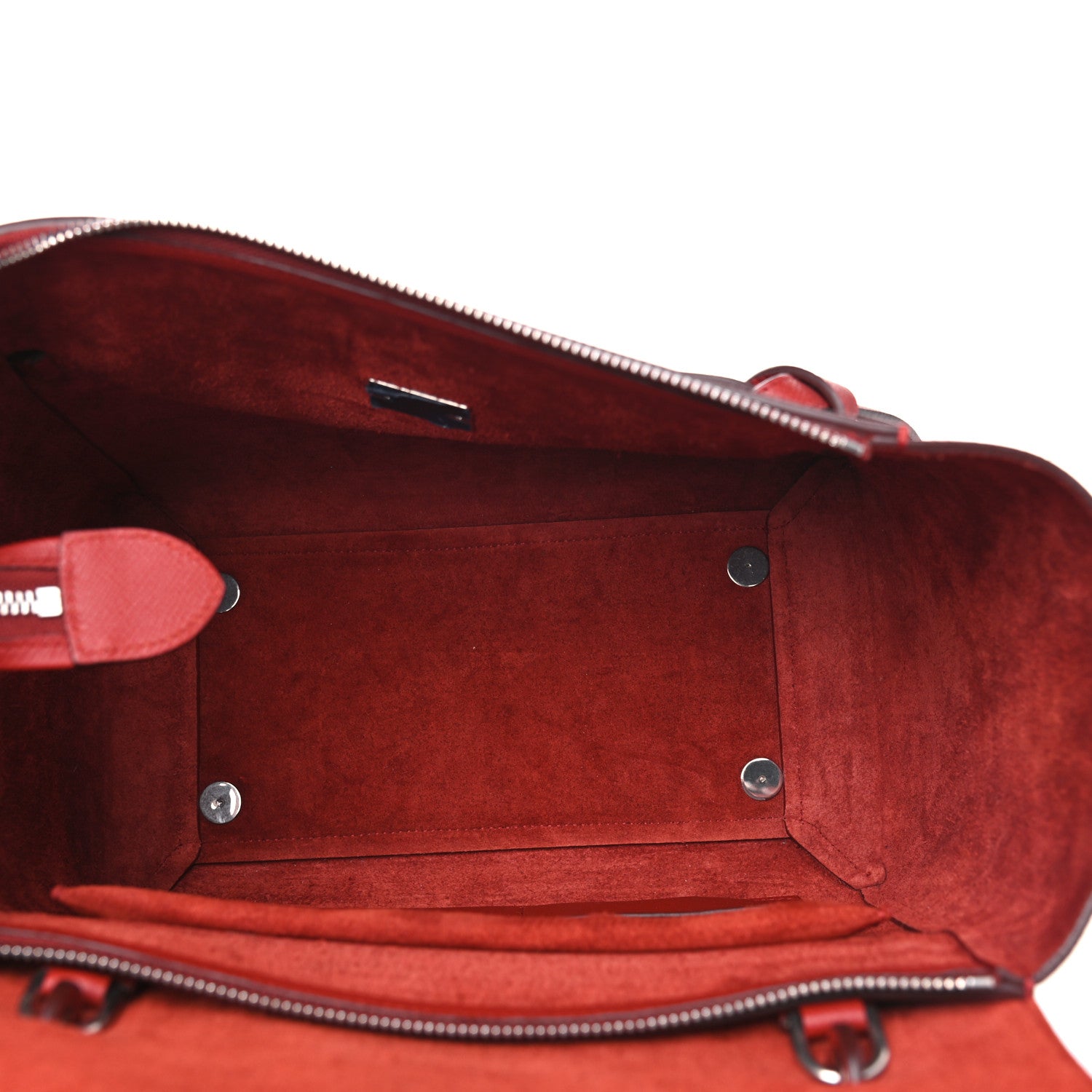 Celine Grained Calfskin Mini Belt Bag Rust 4 of 7