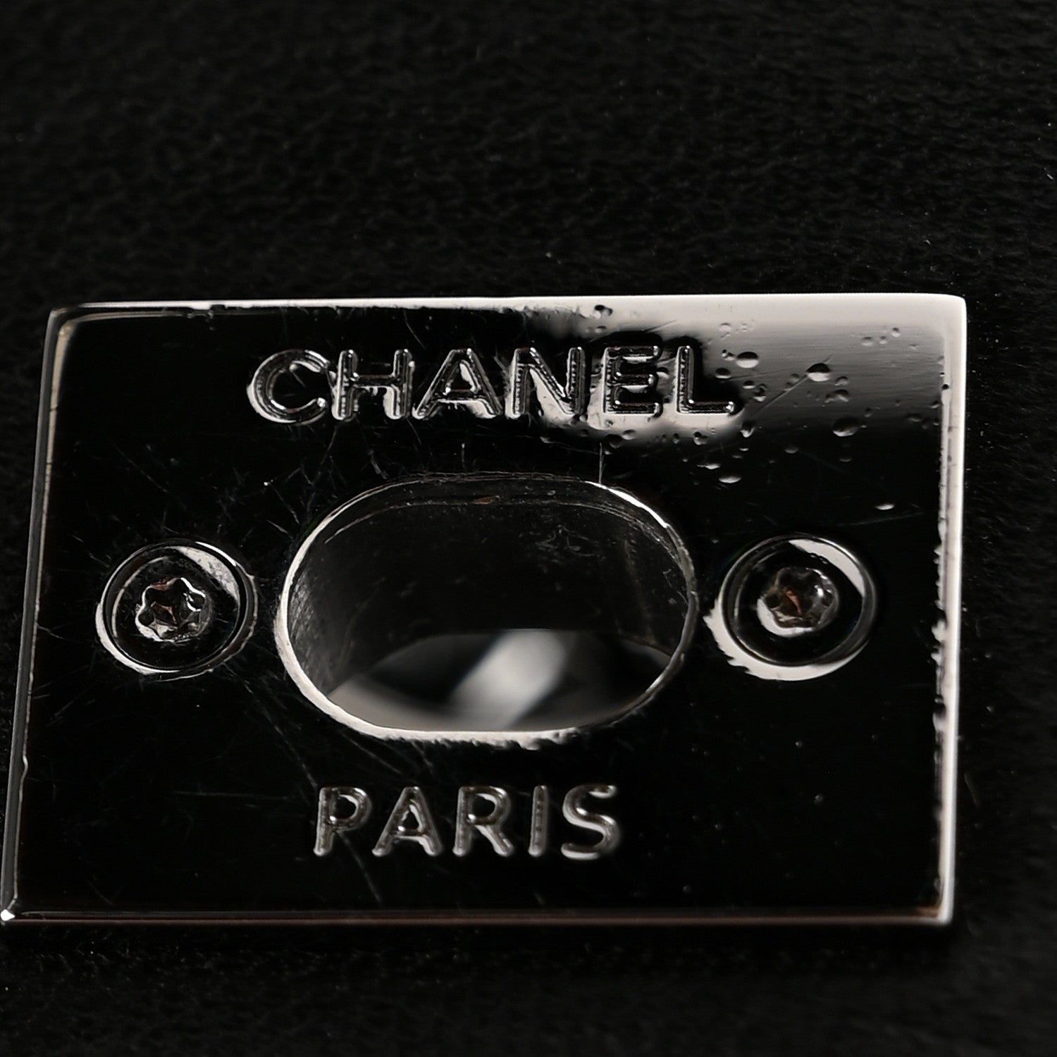 Chanel Lambskin Quilted Large Chanel 3 Flap Black 12 of 14