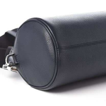 Christian Dior HOMME Grained Calfskin Mens Roller Pouch Navy Blue 7 of 8