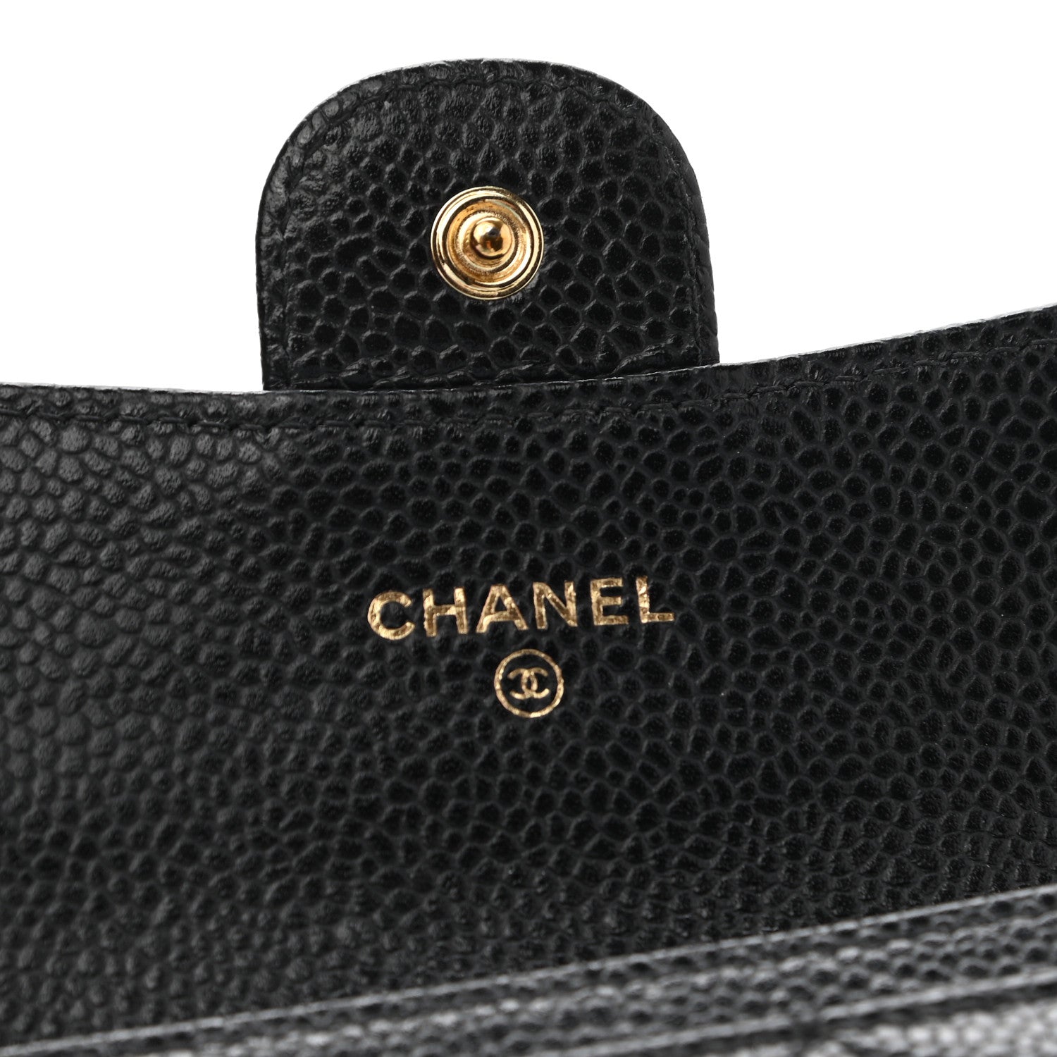 Chanel Caviar Quilted Flap Card Holder Black 6 of 9