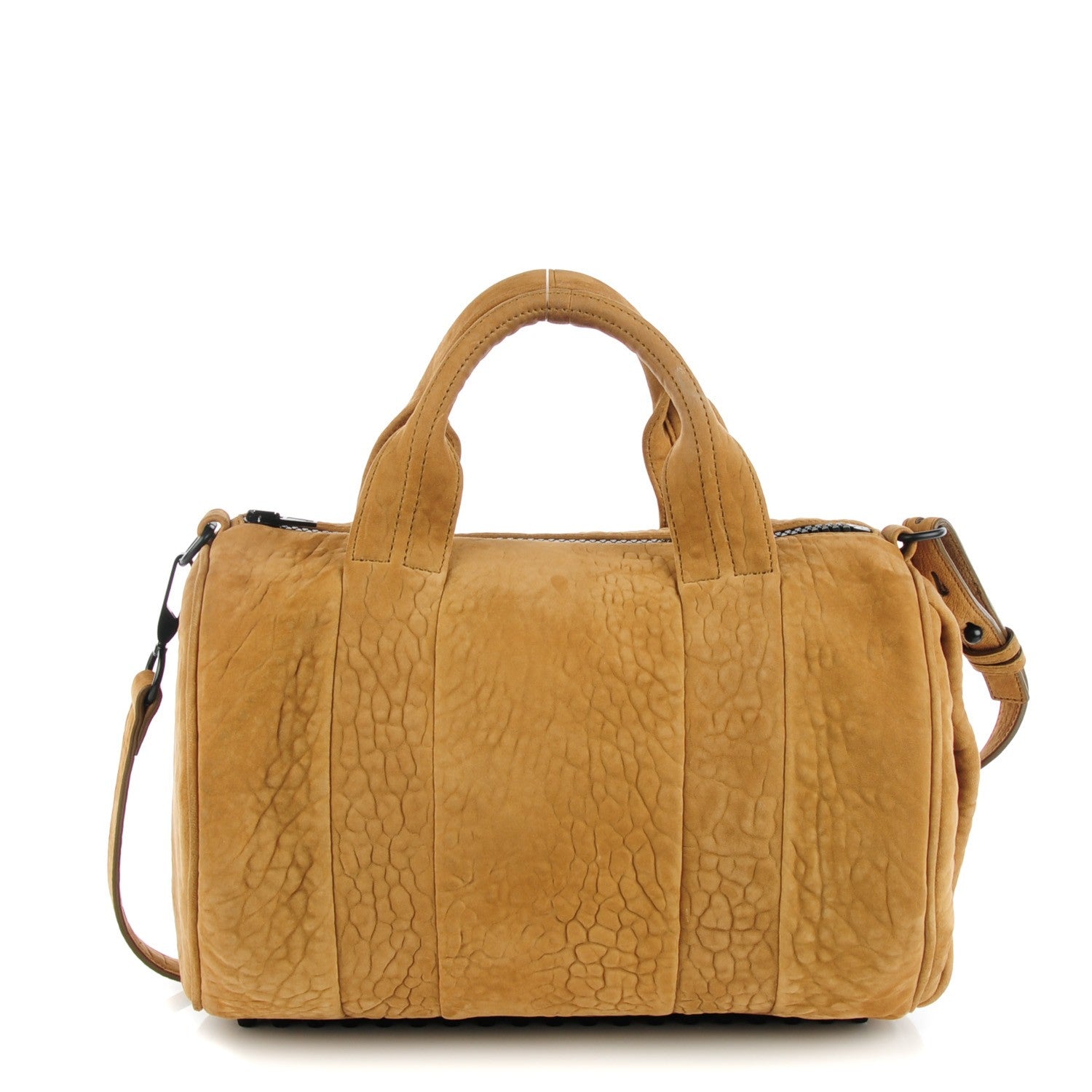 Alexander Wang Suede Rocco Mustard Matte Black Hardware 1 of 8
