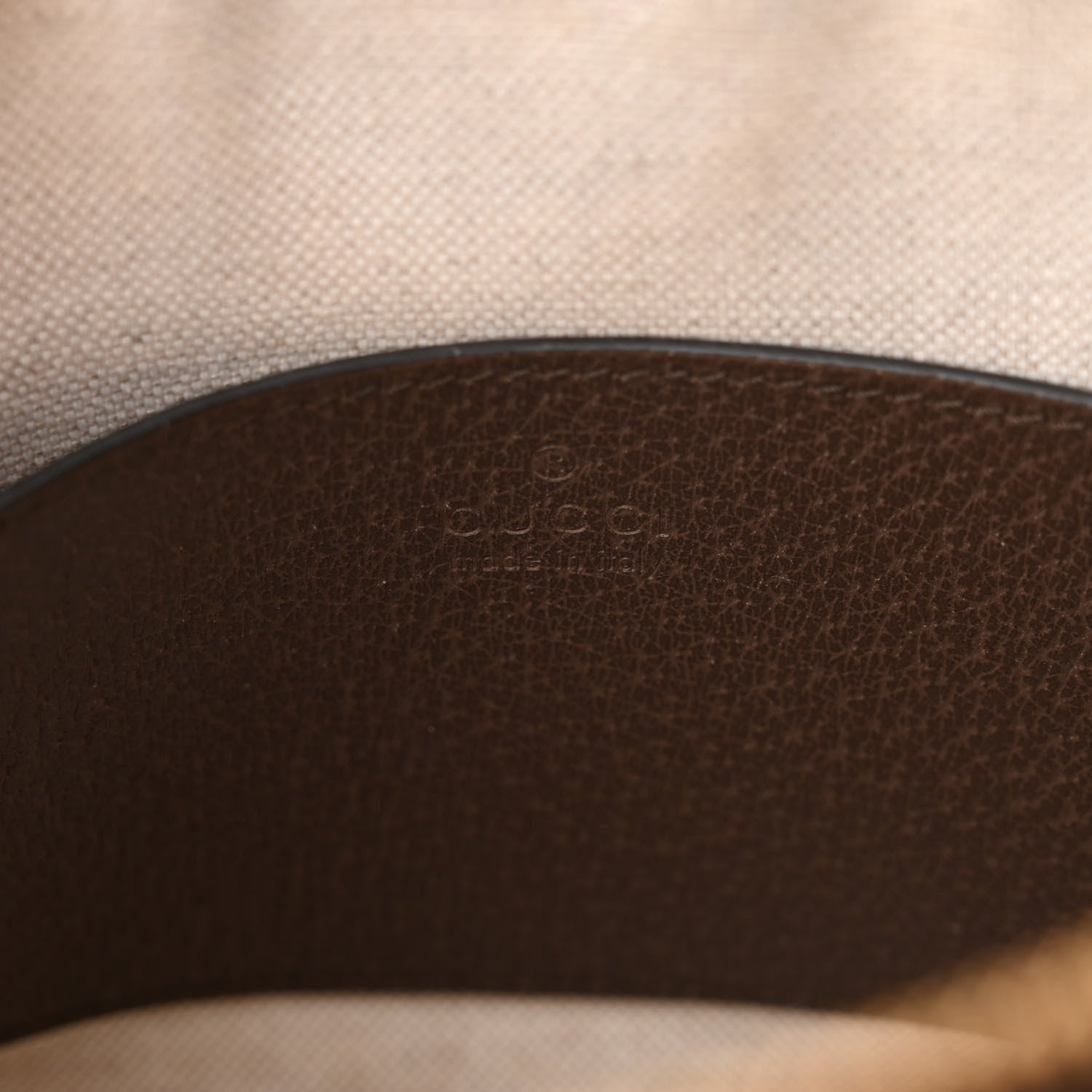 Gucci Monogram Jumbo GG Textured Dollar Calfskin Web Small Ophidia Dome Shoulder Bag Camel Ebony New Acero 6 of 12