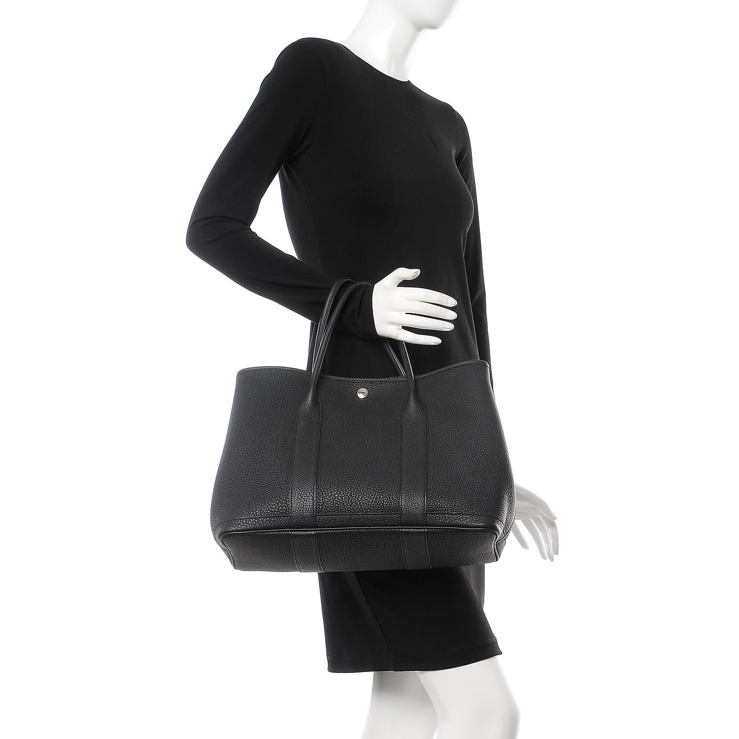 Hermes Negonda Garden Party Tote 36 MM Black 2 of 8