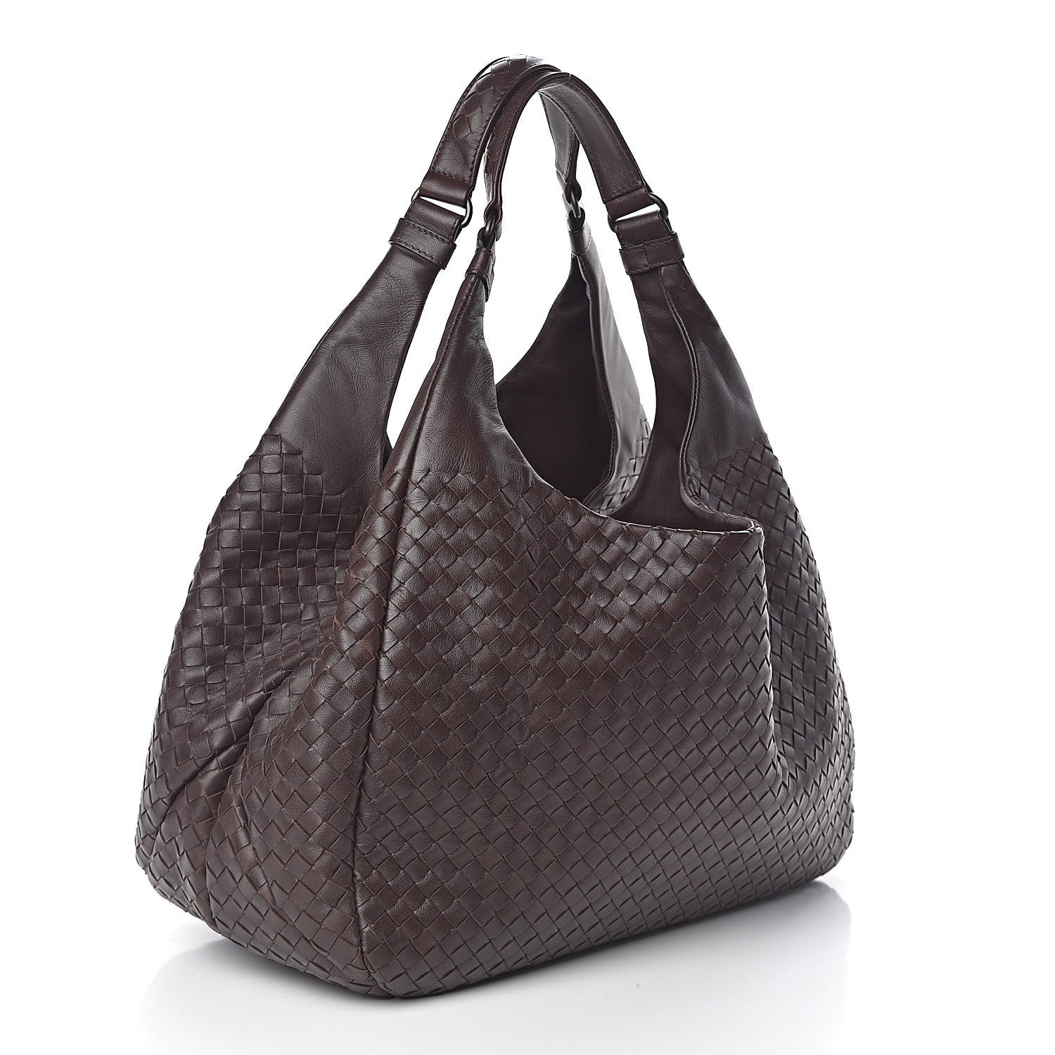 Bottega Veneta Nappa Intrecciato Large Campana Ebano 3 of 9
