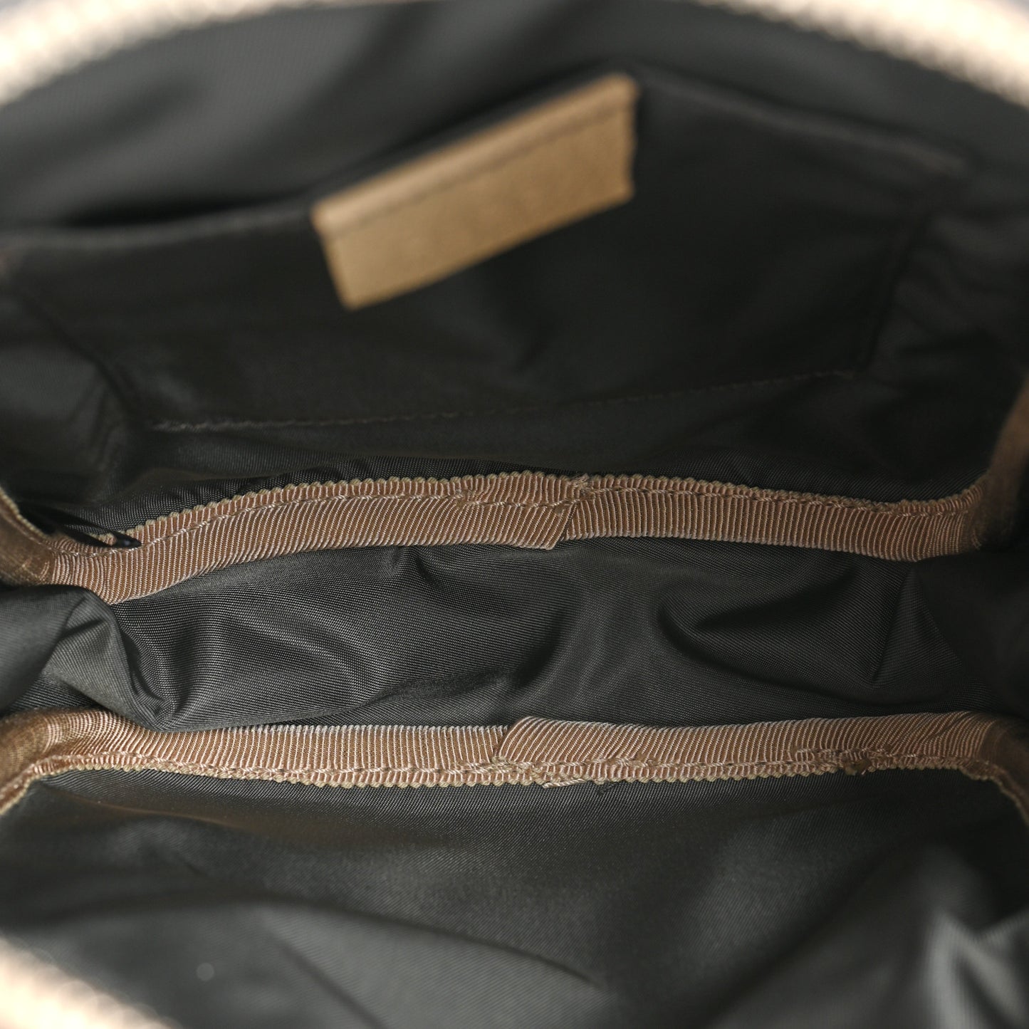 Econyl Nylon Monogram Off The Grid Shoulder Bag Graphite Grey New Plaster