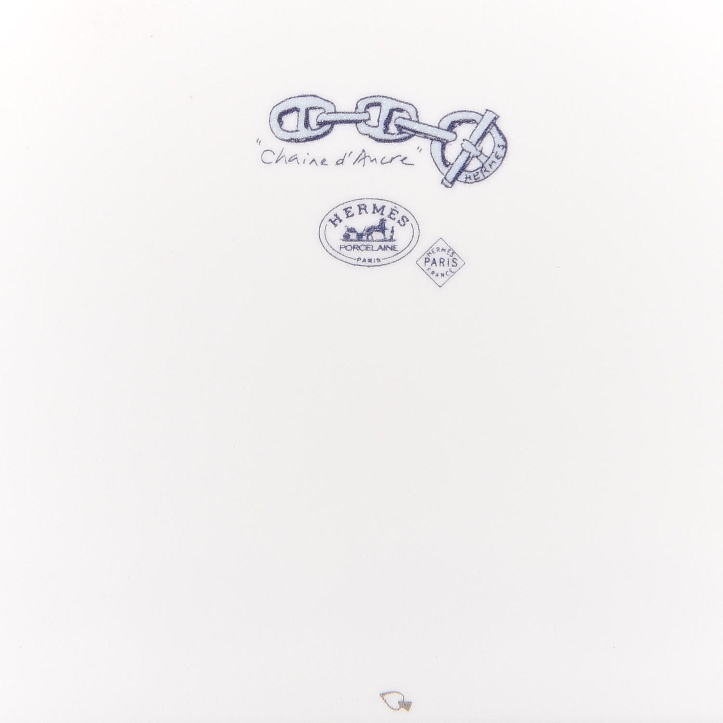 Porcelain Chaine d'Ancre Sushi Plate