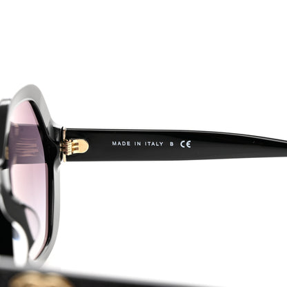 Chanel Acetate Sequin Round Sunglasses 5451-A Black 6 of 9
