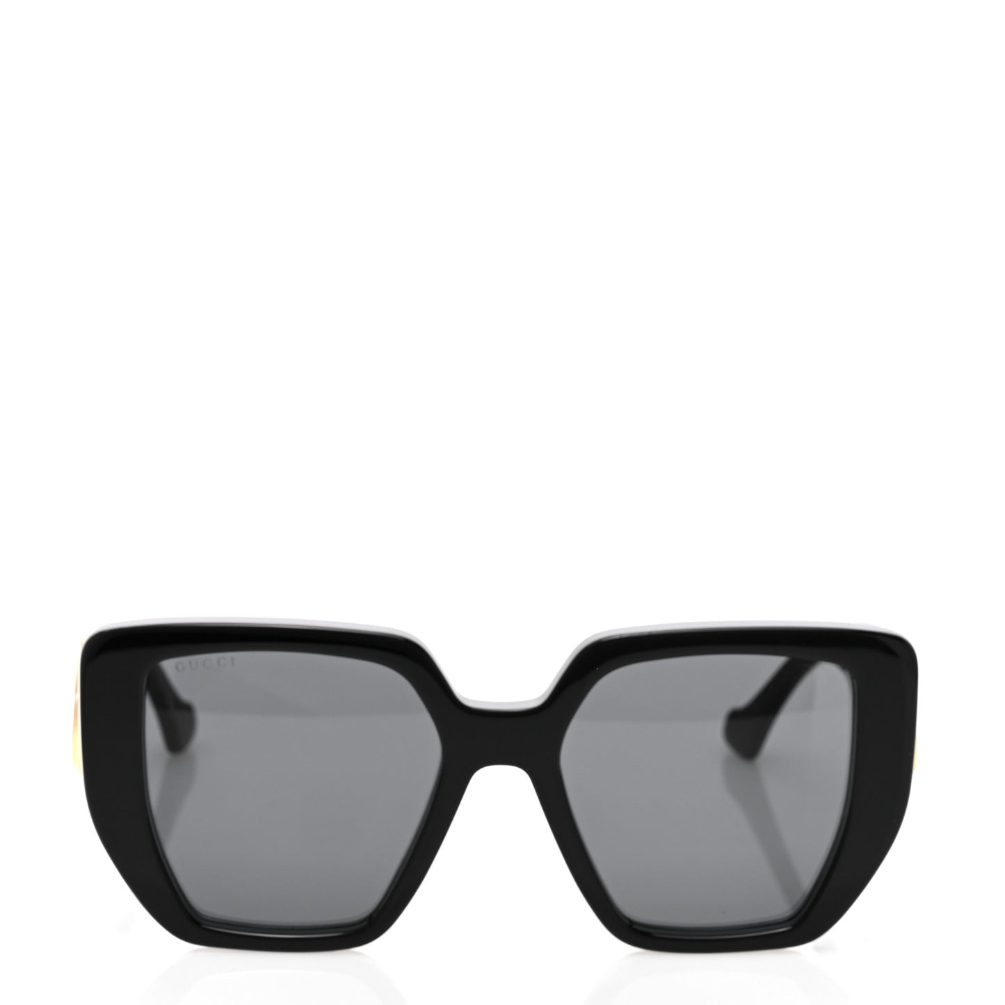 Acetate Square Frame Sunglasses GG0956S Black