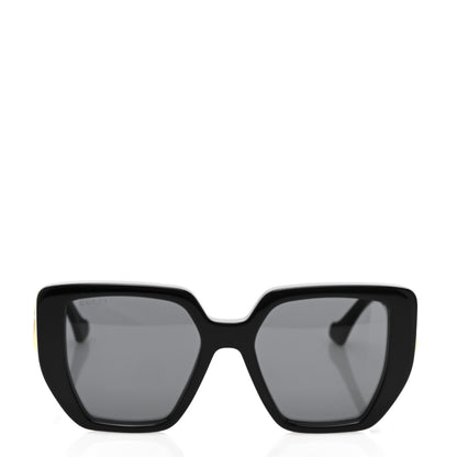 Gucci Acetate Square Frame Sunglasses GG0956S Black 2 of 8