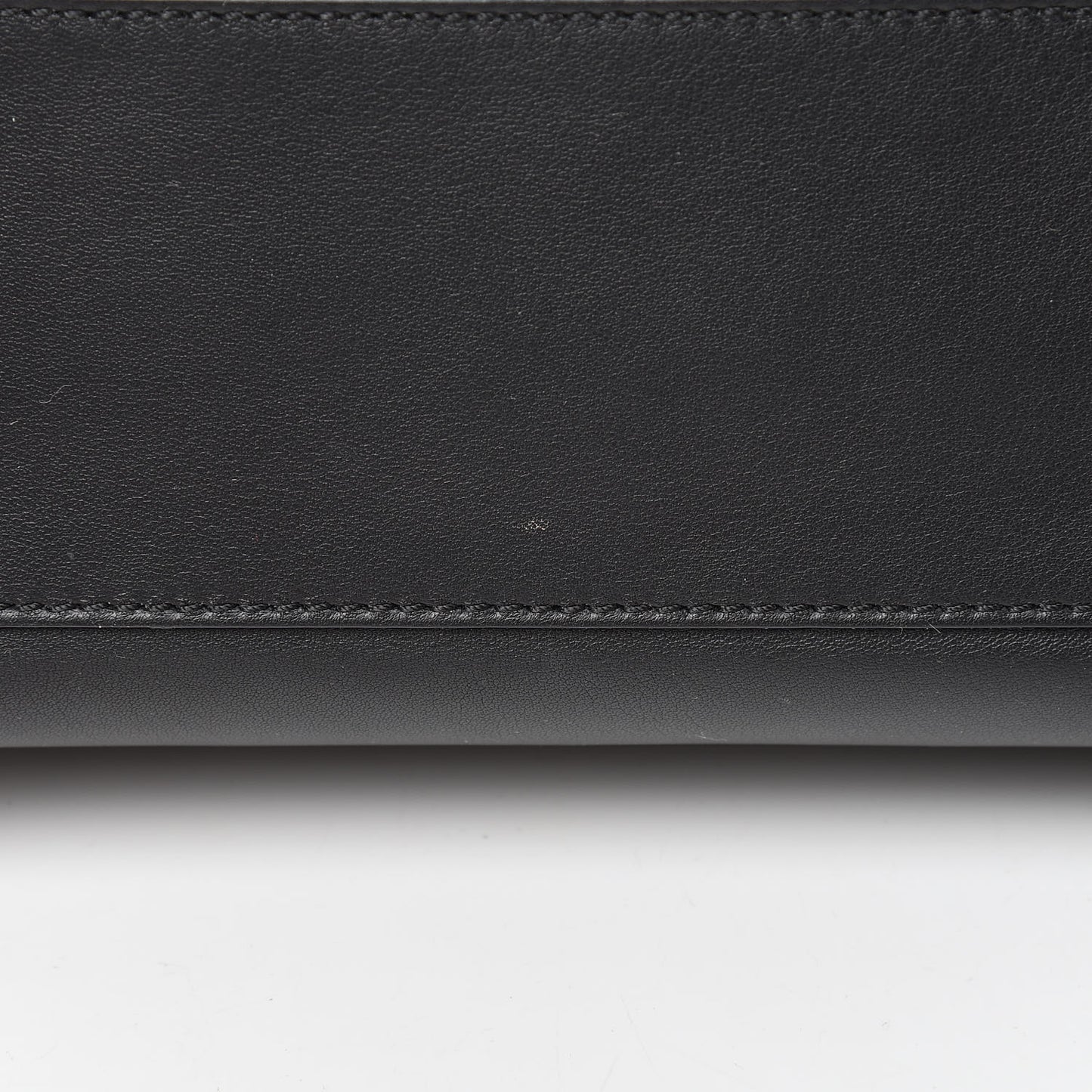 Vitello Seta Shiny Nappa Pearl Scallopped Studded Mini Peekaboo Iconic Satchel Black