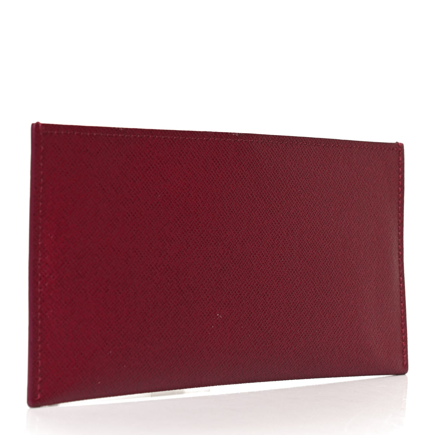 Calfskin Felicie Card Holder Insert Fuchsia