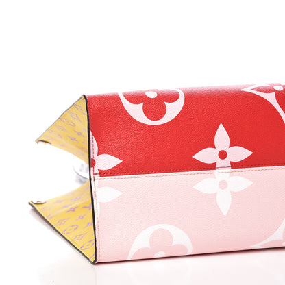 Louis Vuitton Monogram Giant Onthego GM Rouge Rose 6 of 11