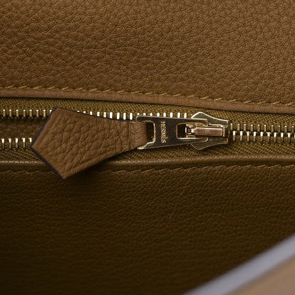 Hermes Togo Kelly Retourne 25 Bronze Dore 28 of 36