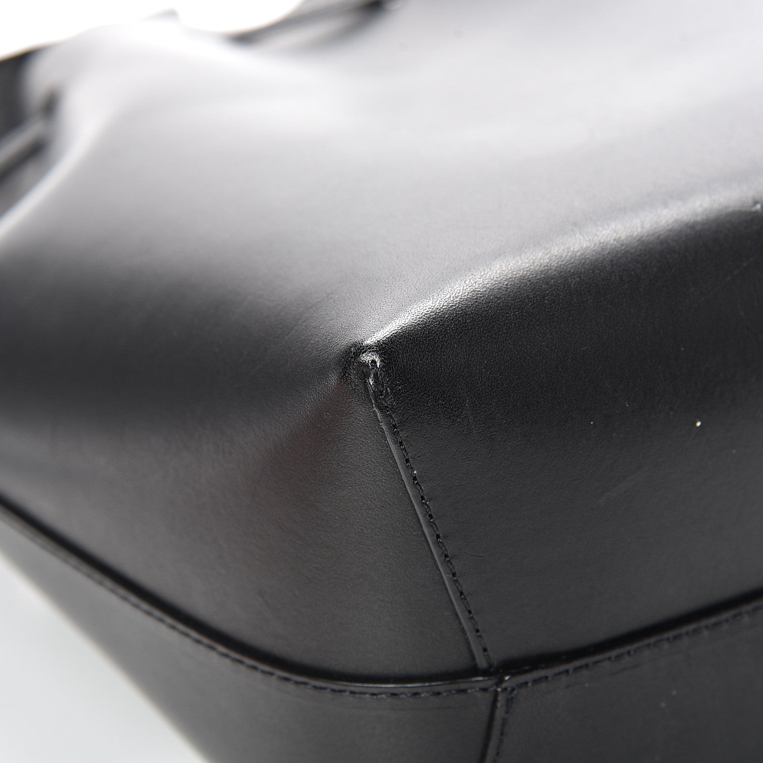 Mansur Gavriel Vegetable Tanned Calfskin Mini Bucket Bag Black Flamma 11 of 18
