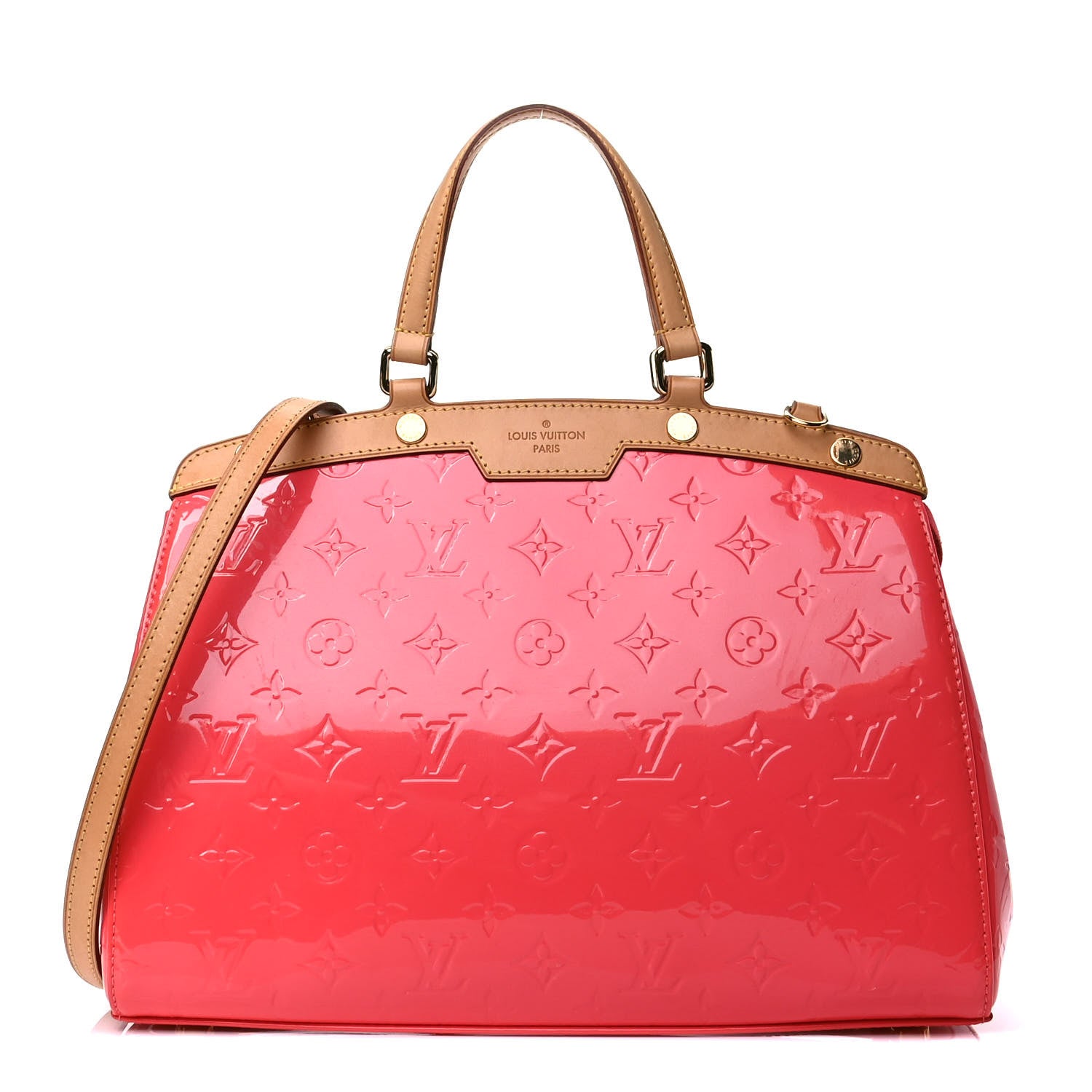 Louis Vuitton Vernis Brea MM Rose Litchi 1 of 4