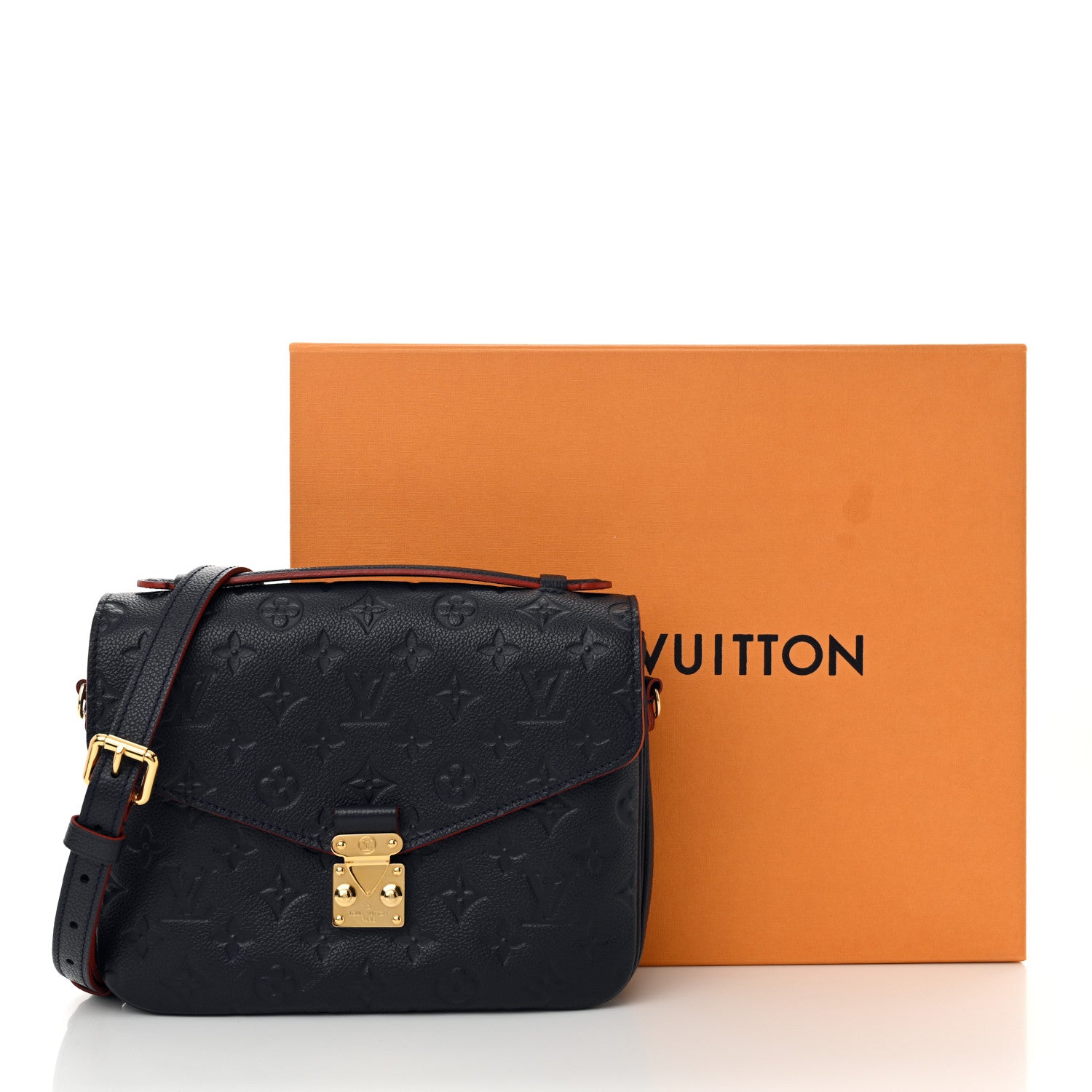 Louis Vuitton Empreinte Pochette Metis Marine Rouge 10 of 10