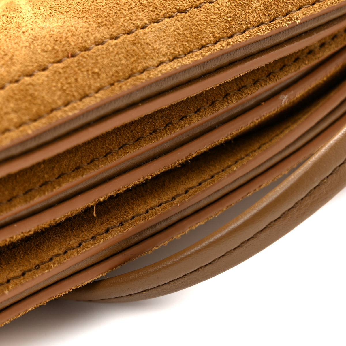 Phoebe Philo Suede Small Gig Bag Toffee 10 of 10