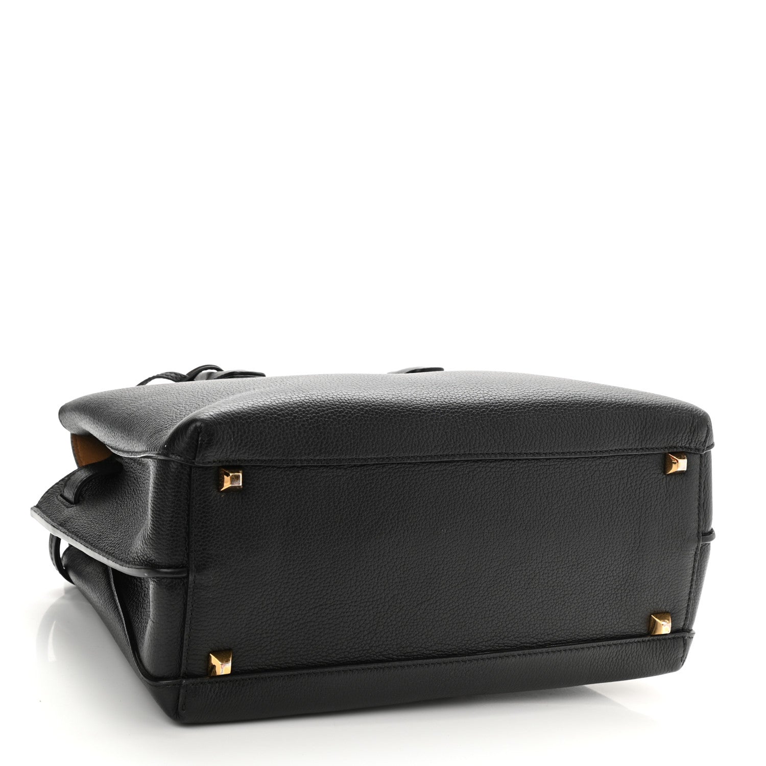 MCM Grained Calfskin Medium Milla Tote Black 4 of 7